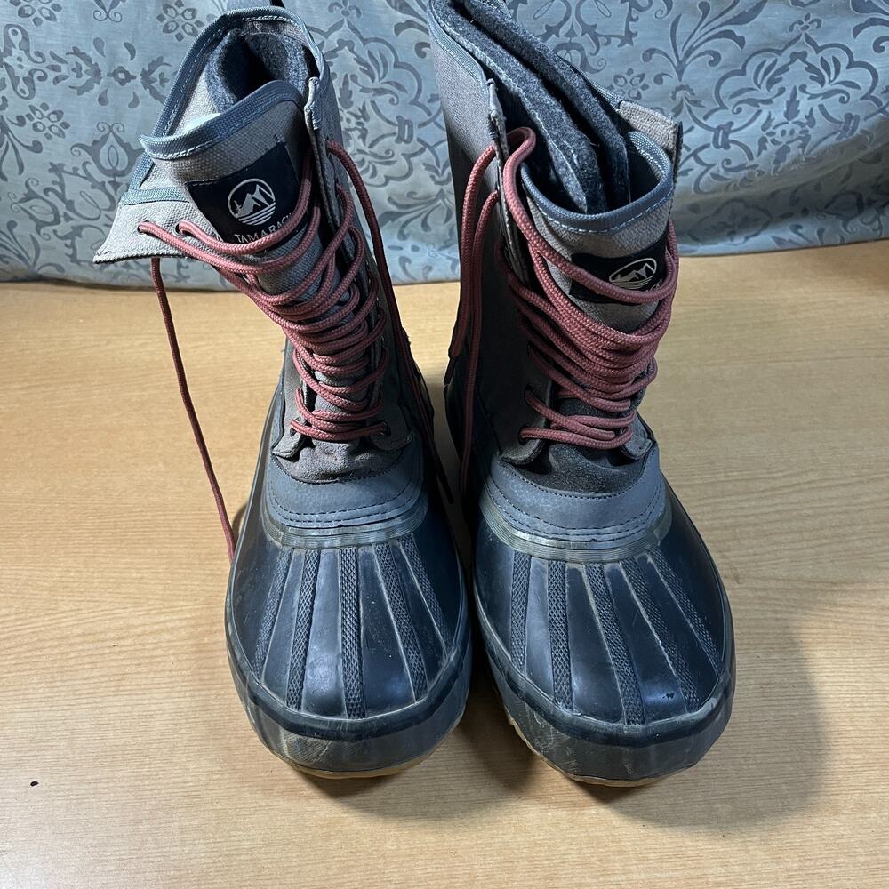 Tamarack Winter Waterproof Removable Liner Lace Up Boots Mens Sz 9